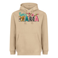Mushroom twin mama with flowers Heavyweight Hoodie - texasbilliewilder