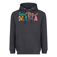 Smoke twin mama with flowers Heavyweight Hoodie - texasbilliewilder