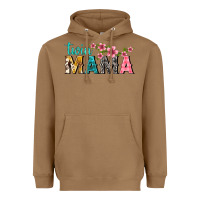 Toasted Coconut twin mama with flowers Heavyweight Hoodie - texasbilliewilder