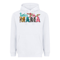 White twin mama with flowers Heavyweight Hoodie - texasbilliewilder