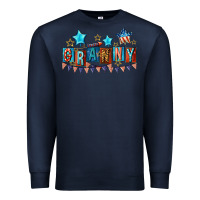 Navy American Granny 4th of july Premium Sweatshirt - CowGirlArtShop