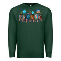 Sports Green American Granny 4th of july Premium Sweatshirt - CowGirlArtShop
