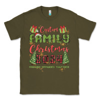 Army Green custom family christmas 2024 marking memories toge Classic Tee - MaliasSmallBusiness