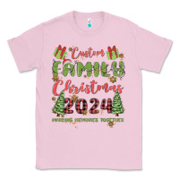 Bubblegum Pink custom family christmas 2024 marking memories toge Classic Tee - MaliasSmallBusiness