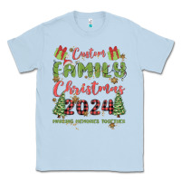 Dusty Blue custom family christmas 2024 marking memories toge Classic Tee - MaliasSmallBusiness