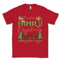 Red custom family christmas 2024 marking memories toge Classic Tee - MaliasSmallBusiness