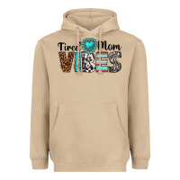 Mushroom tired mom vibes Heavyweight Hoodie - texasbilliewilder