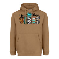 Toasted Coconut tired mom vibes Heavyweight Hoodie - texasbilliewilder