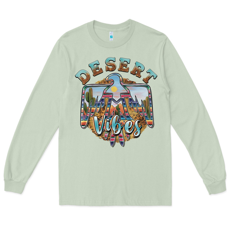 Desert Vibes Thunderbird Long Sleeve Tee by BarkalooDesign | Teevron