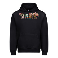 Black Western Floral Mama Urban Hoodie - LillyAllenDesigns