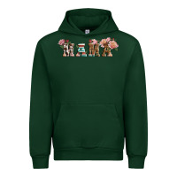 Forest Green Western Floral Mama Urban Hoodie - LillyAllenDesigns