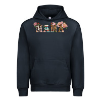 Navy Western Floral Mama Urban Hoodie - LillyAllenDesigns