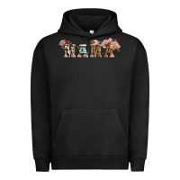Pigment Black Western Floral Mama Urban Hoodie - LillyAllenDesigns