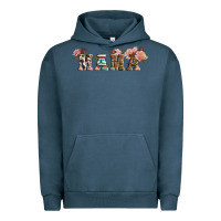 Pigment Midnight Navy Western Floral Mama Urban Hoodie - LillyAllenDesigns