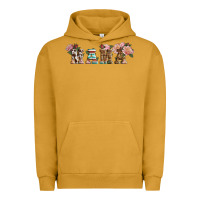 Pigment Peanut Butter Western Floral Mama Urban Hoodie - LillyAllenDesigns