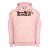 Pigment Salmon Western Floral Mama Urban Hoodie - LillyAllenDesigns