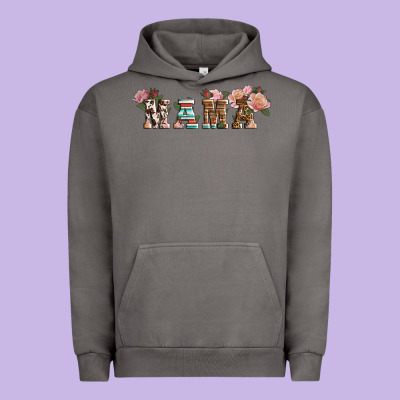 Western Floral Mama Urban Hoodie Designed By Lillyallendesigns