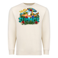 Sandshell hello summer Premium Sweatshirt - SublimationCraftShop