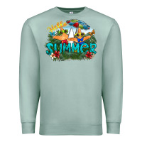 Seafoam hello summer Premium Sweatshirt - SublimationCraftShop