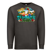 Smoke hello summer Premium Sweatshirt - SublimationCraftShop