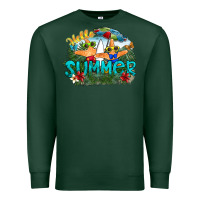 Sports Green hello summer Premium Sweatshirt - SublimationCraftShop