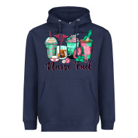 Navy nurse fuel coffee cups Heavyweight Hoodie - Zillion Design Studio