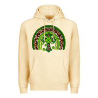 Pina Colada Western Shamrock Cross Rainbow Premium Hoodie - Artiststas
