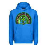 True Royal Western Shamrock Cross Rainbow Premium Hoodie - Artiststas