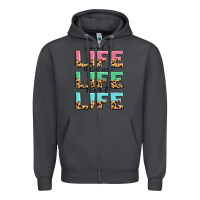 Smoke wife life mom life best life Zipper Hoodie - MaliasSmallBusiness