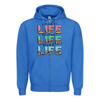 True Royal wife life mom life best life Zipper Hoodie - MaliasSmallBusiness