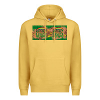 Antique Gold St. Patrick's Day Western  Lucky And Blessed Premium Hoodie - Artiststas