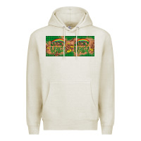 Oatmeal Heather St. Patrick's Day Western  Lucky And Blessed Premium Hoodie - Artiststas