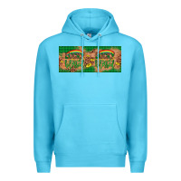 Ocean Blue St. Patrick's Day Western  Lucky And Blessed Premium Hoodie - Artiststas
