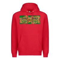 Red St. Patrick's Day Western  Lucky And Blessed Premium Hoodie - Artiststas