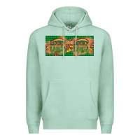 Seafoam St. Patrick's Day Western  Lucky And Blessed Premium Hoodie - Artiststas