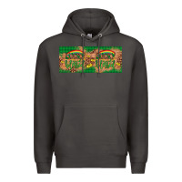 Smoke St. Patrick's Day Western  Lucky And Blessed Premium Hoodie - Artiststas