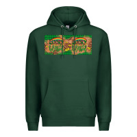 Sports Green St. Patrick's Day Western  Lucky And Blessed Premium Hoodie - Artiststas