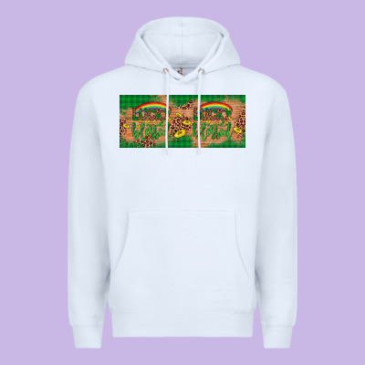 St. Patrick's Day Western  Lucky And Blessed Premium Hoodie Designed By Artiststas
