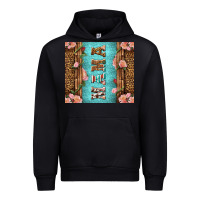 Black Western Mama Pink Roses Urban Hoodie - LillyAllenDesigns