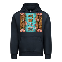 Navy Western Mama Pink Roses Urban Hoodie - LillyAllenDesigns
