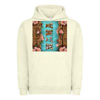 Pigment Pistachio Western Mama Pink Roses Urban Hoodie - LillyAllenDesigns