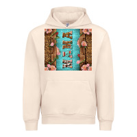 Sandshell Western Mama Pink Roses Urban Hoodie - LillyAllenDesigns