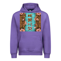 Tulip Western Mama Pink Roses Urban Hoodie - LillyAllenDesigns