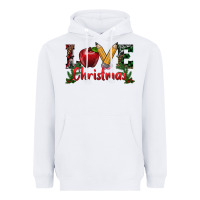 White love christmas teacher Heavyweight Hoodie - RanaPortraitStore