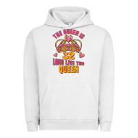 Pigment Lunar Rock the queen is 32 long live the queen kopya Urban Hoodie - Jasminsmagicworld