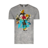 Cloud Rock he is rısen with cross and butterfly Vintage Tee - Artiststas