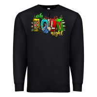 Black oh holy night Premium Sweatshirt - CowhideDigitalArt