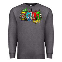 Charcoal Heather oh holy night Premium Sweatshirt - CowhideDigitalArt