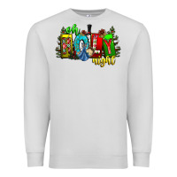 Dove Grey oh holy night Premium Sweatshirt - CowhideDigitalArt