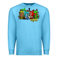 Ocean Blue oh holy night Premium Sweatshirt - CowhideDigitalArt